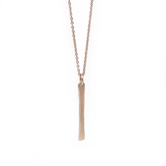 Bar Pendant: 14k Gold