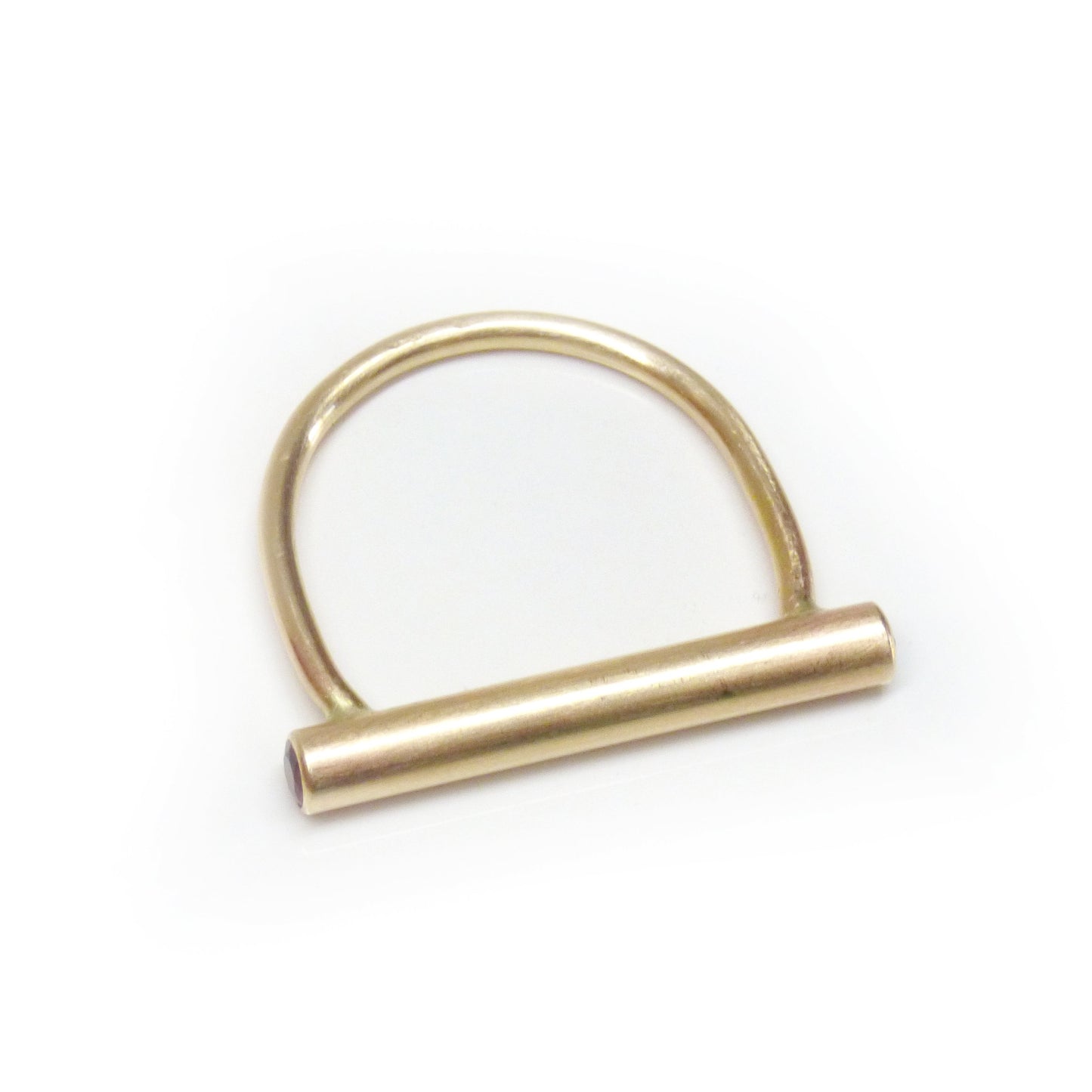 Balance Beam Ring: 14K Gold