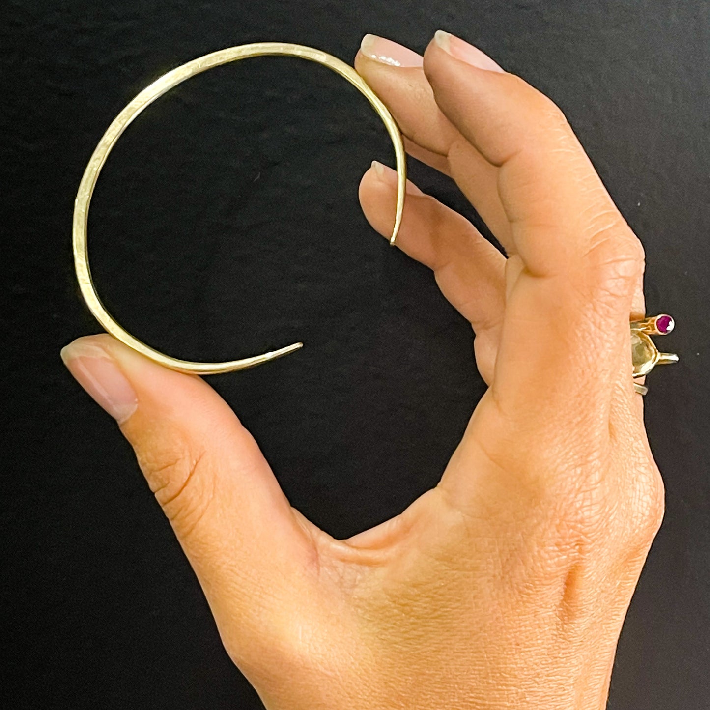 Cuff Bracelet: 14k Gold