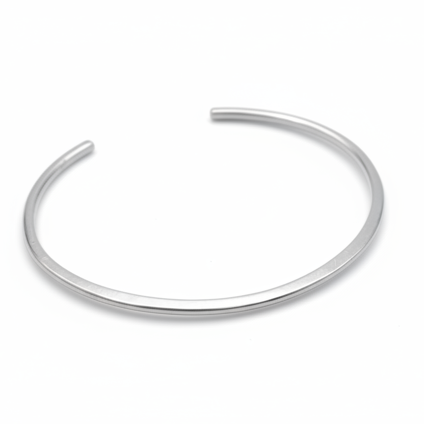 Classic Cuff Bracelet: Sterling Silver