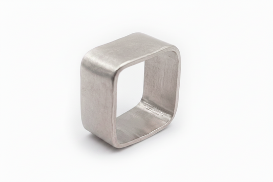 Thick & Thin Band: Sterling Silver