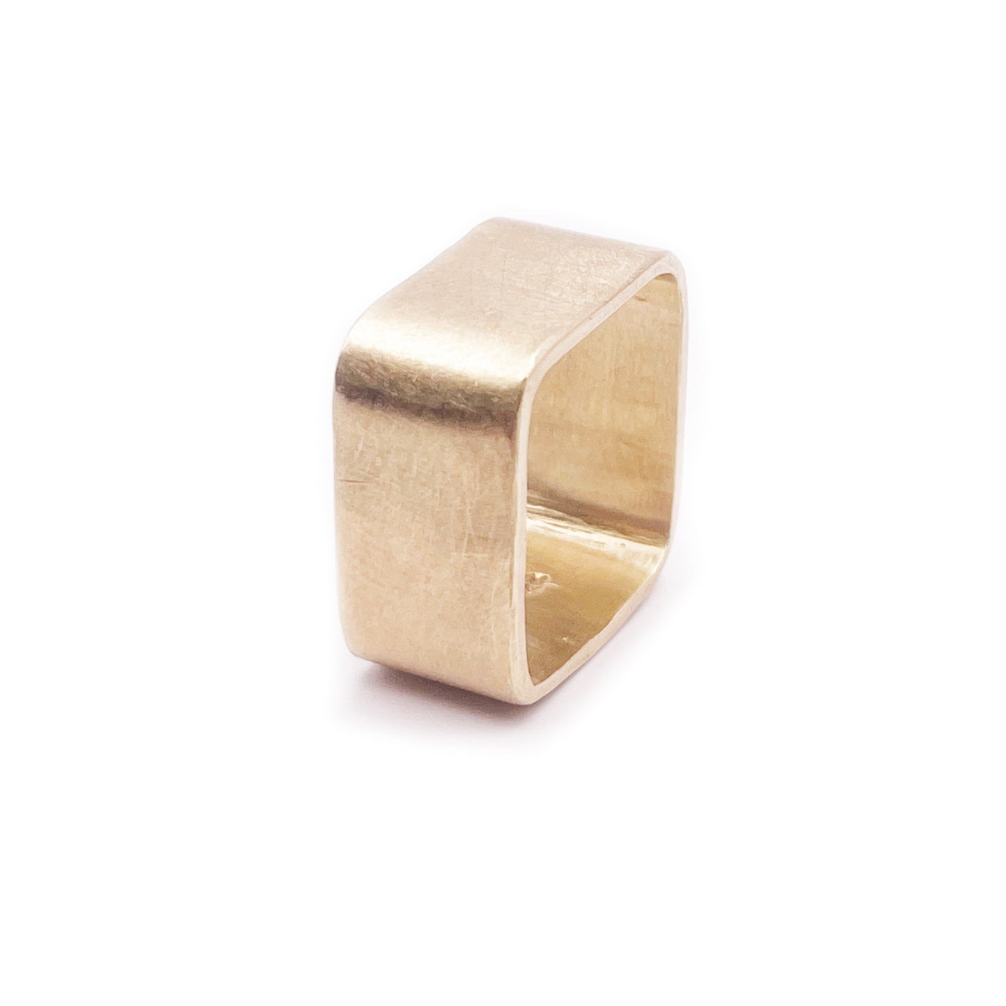 Thick and Thin Band: 14K Gold