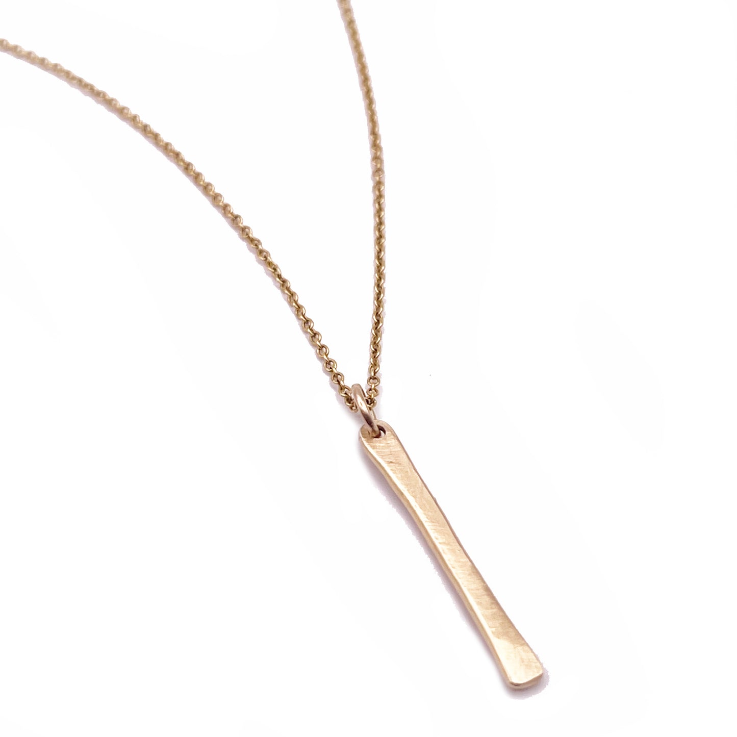 Bar Pendant: 14k Gold