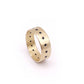 Black Spinel Round Band