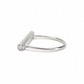Balance Beam Ring: Sterling Silver