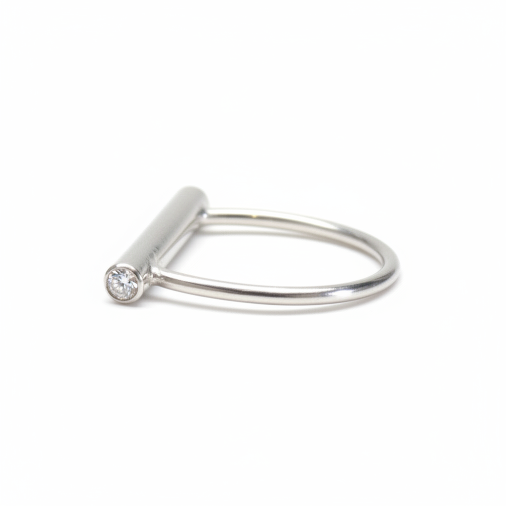 Balance Beam Ring: Sterling Silver