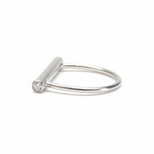 Balance Beam Ring: Sterling Silver