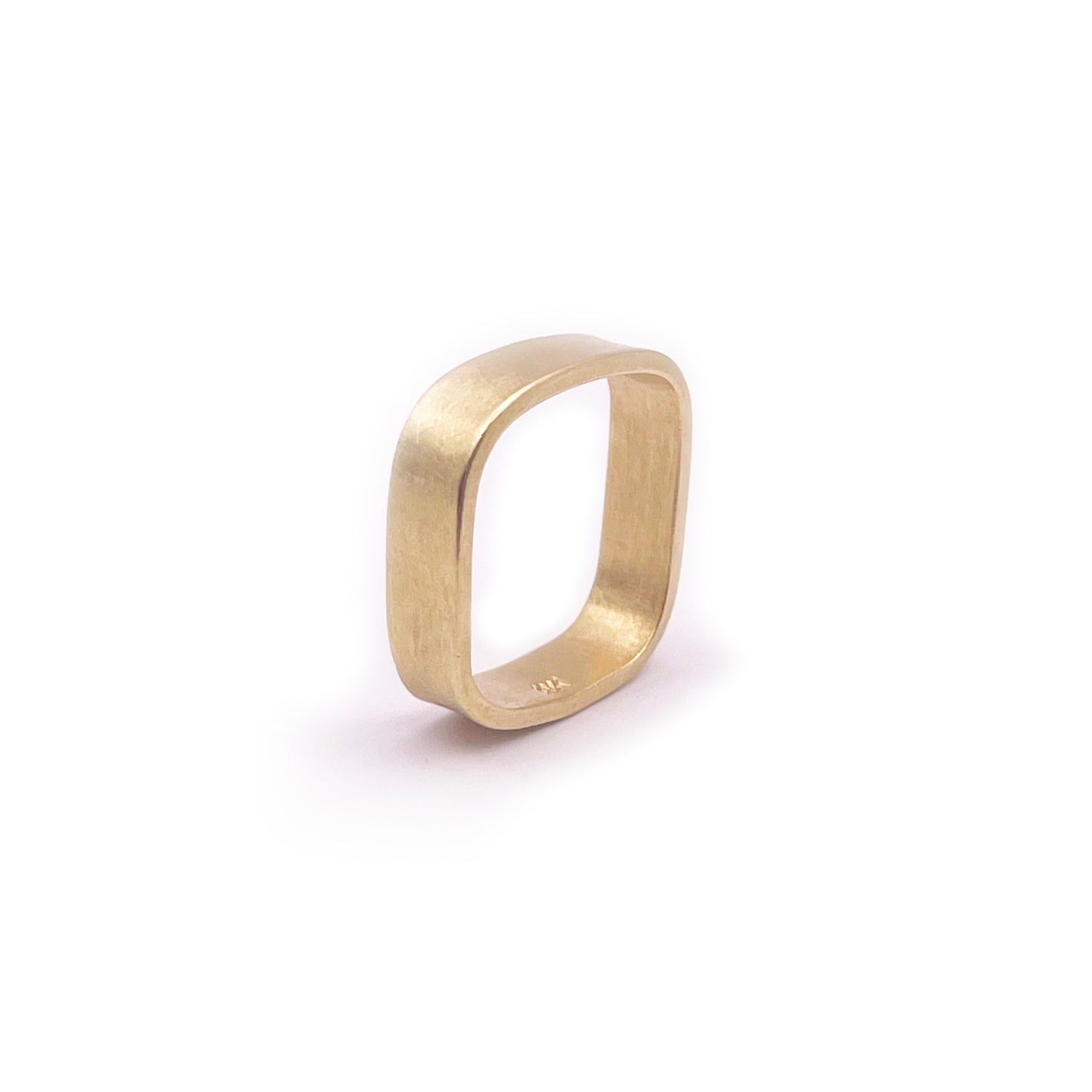 Square Band: 14K Gold