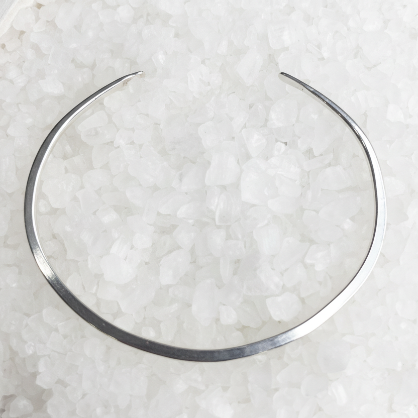 Classic Cuff Bracelet: Sterling Silver