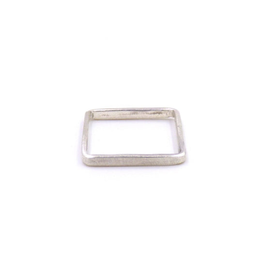 Square Band Ring: Sterling Silver