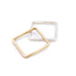 Square Band Ring: 14K Gold