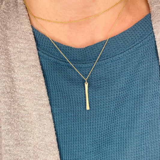 14k Gold Lock Necklace – Leandra Hill