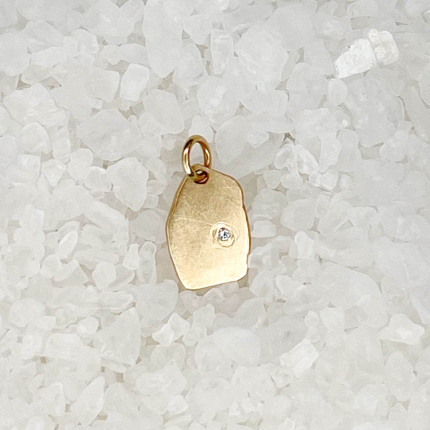 Diamond Pendant: 14k Gold