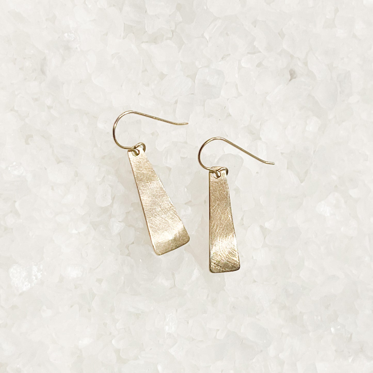 Dangle Earrings: 14K Gold